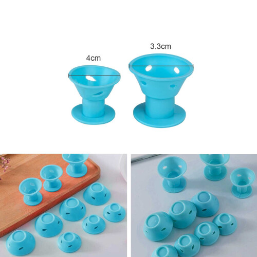 30PCS No Heat Silicone DIY Soft Magic Hair Curlers Rollers Tool 1