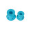 30PCS No Heat Silicone DIY Soft Magic Hair Curlers Rollers Tool 10