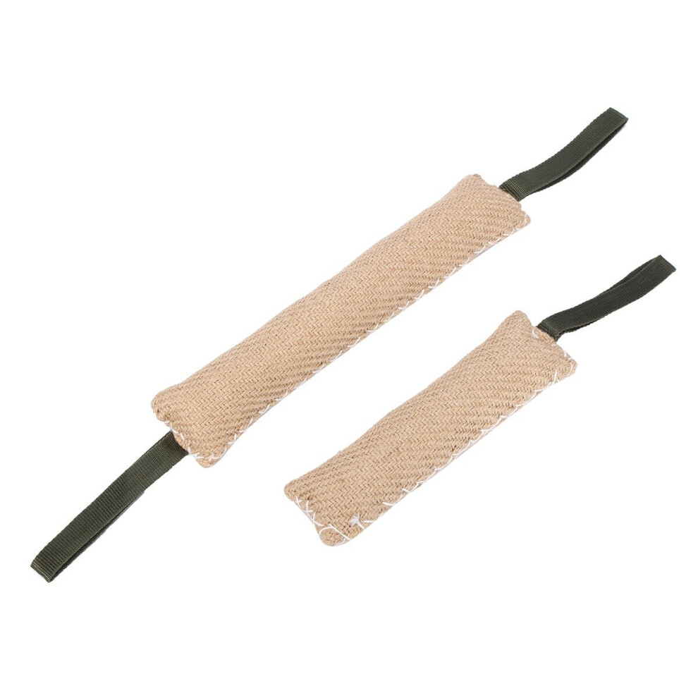 (20X5.5cm) Handles Jute Police Young Dog Bite Tug Play Toy Pet Training Chewing Dog Bite Protection Arm Sleeve