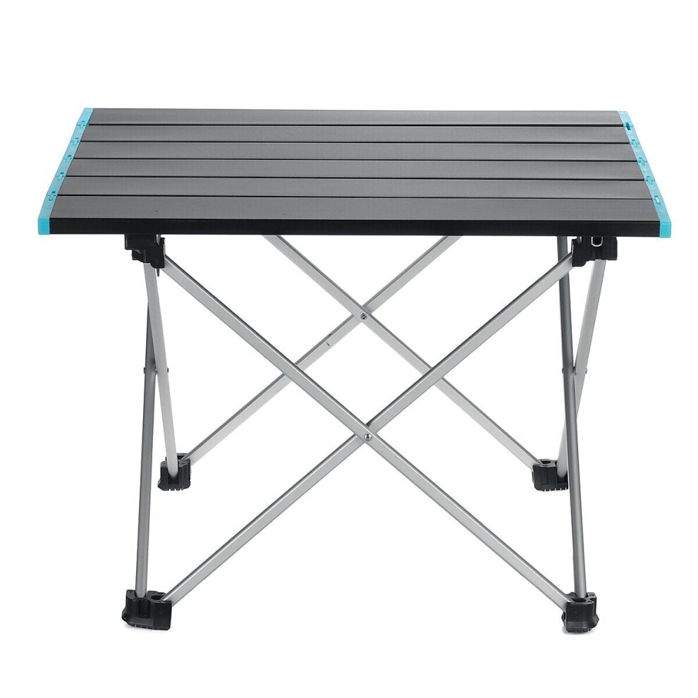 (L) Portable Folding Aluminum Table Lightweight Camping Picnic with Bag for Outdoor-S/M/L