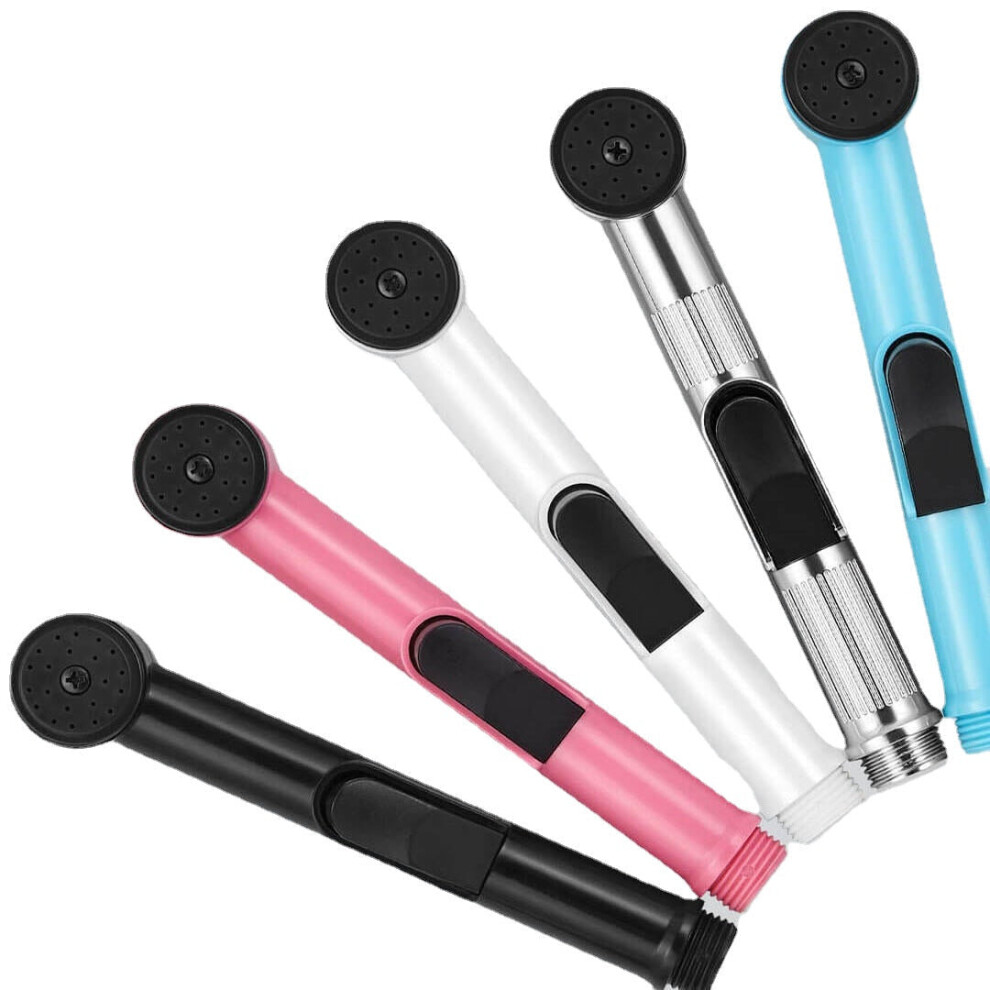 (Black) Abs Bathroom Handheld Bidet Sprayer Portable Toilet Shower Head Set Personal Hygiene W/ 3M Pc Retractable Hose 3654659455512