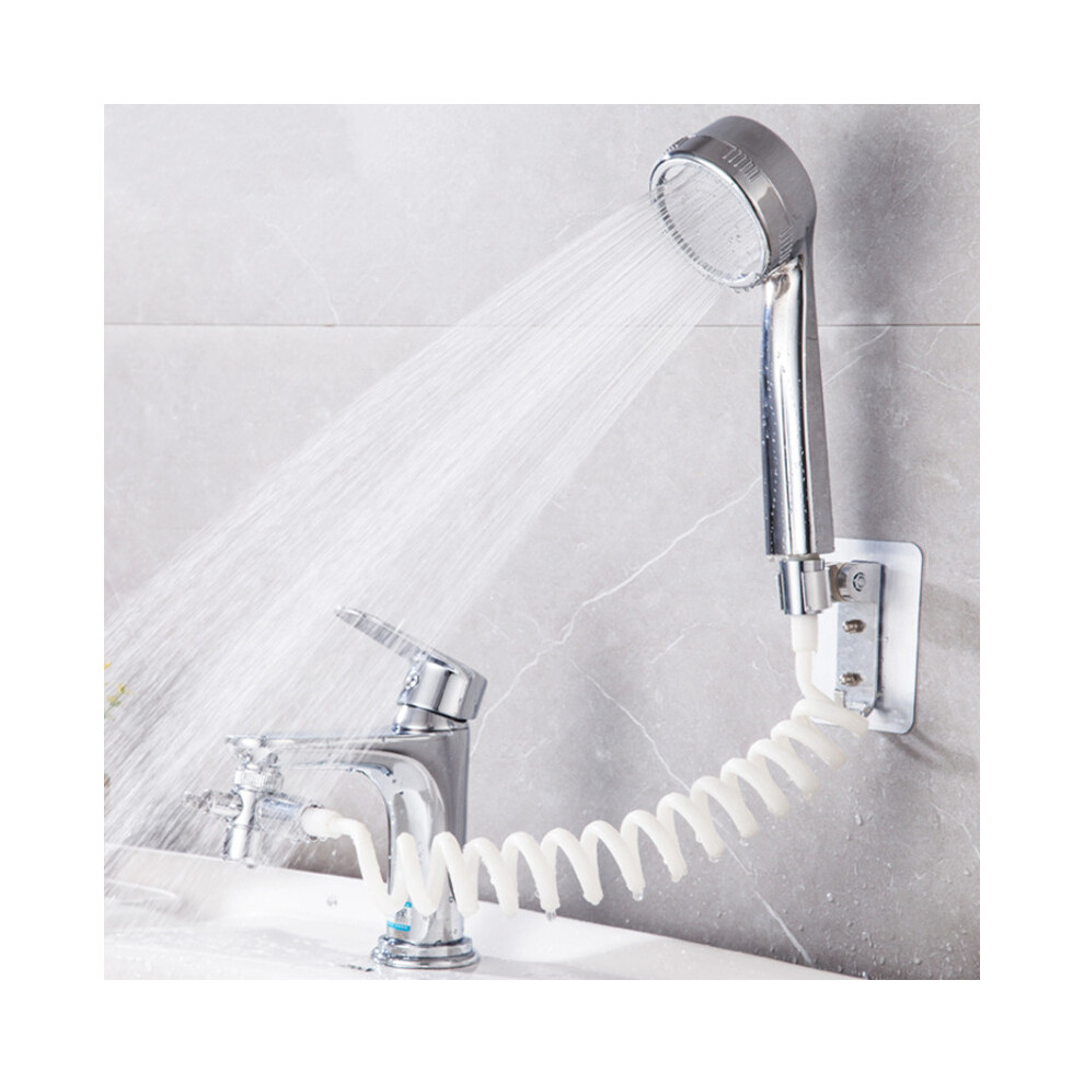 Bathroom Wash Face Basin Water Tap External Shower Head Toilet Hold Filter Flexible Hair Washing Faucet Rinser Extension Set Accessories