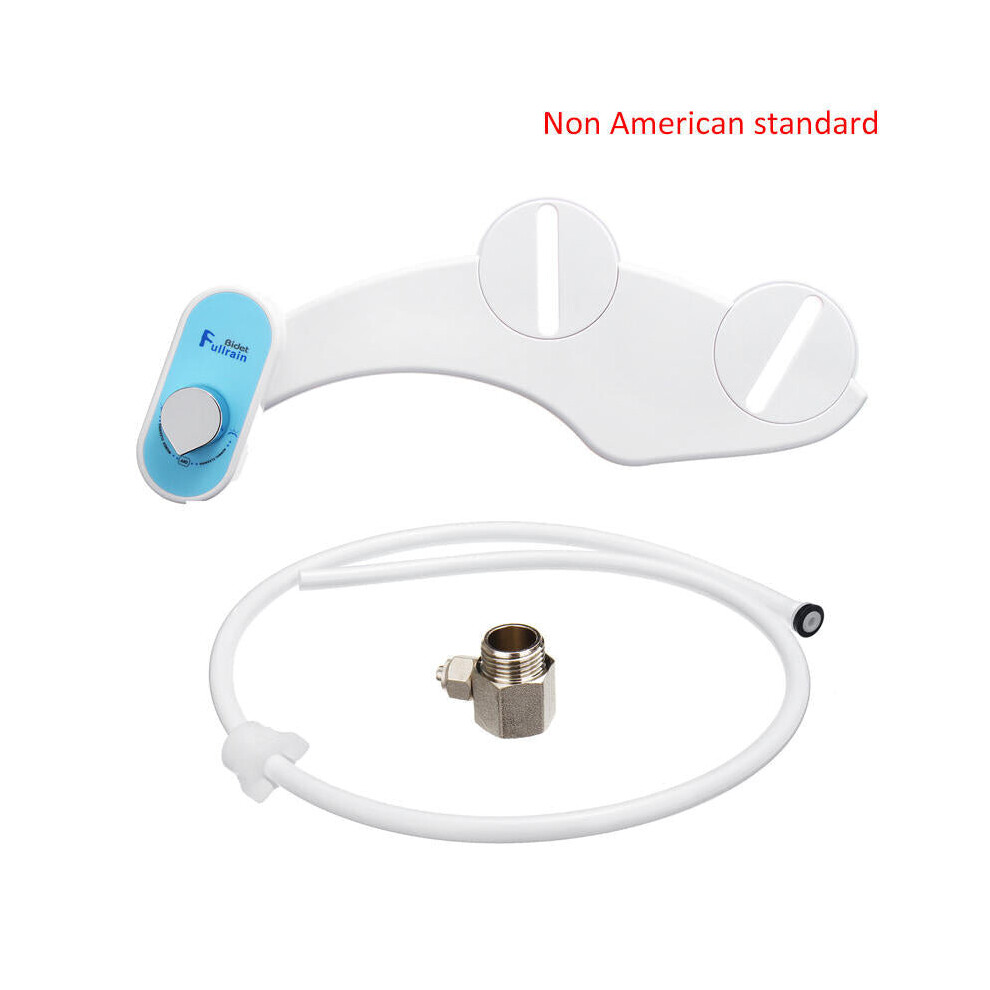 (B) 2 Function Non-Electric Toilet Portable Bidet Seat Dual Water Spray Adjustable Mechanical