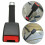 2PCS Car Seat Belt Extension Safety Buckle Clip Universal Adjutable 5