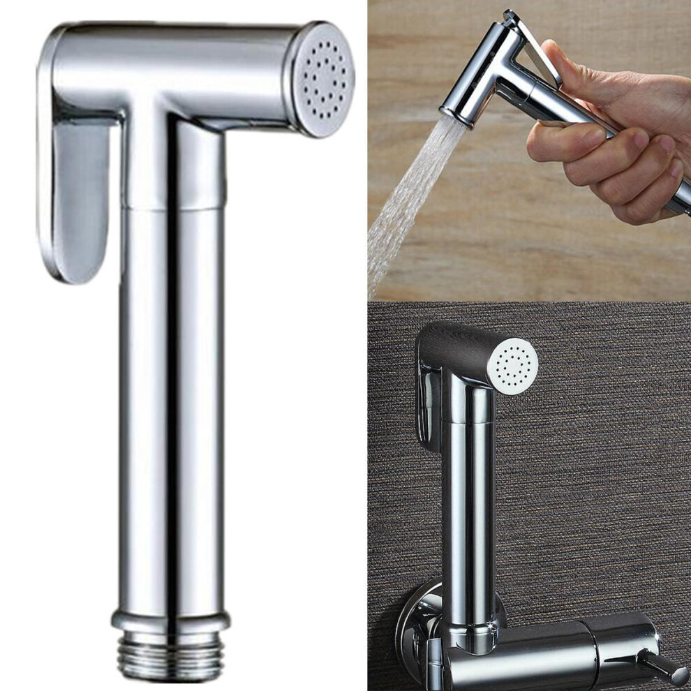 Brass Shataf Douche Kit Portable Toilet Bidet Handheld Chrome Sprayer Shower Head