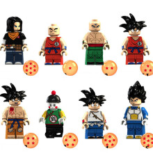 8Pcs Dragon Ball Building Block Minifigures - LEGO Compatible, Non-Toxic ABS Plastic, Perfect Gift for Kids