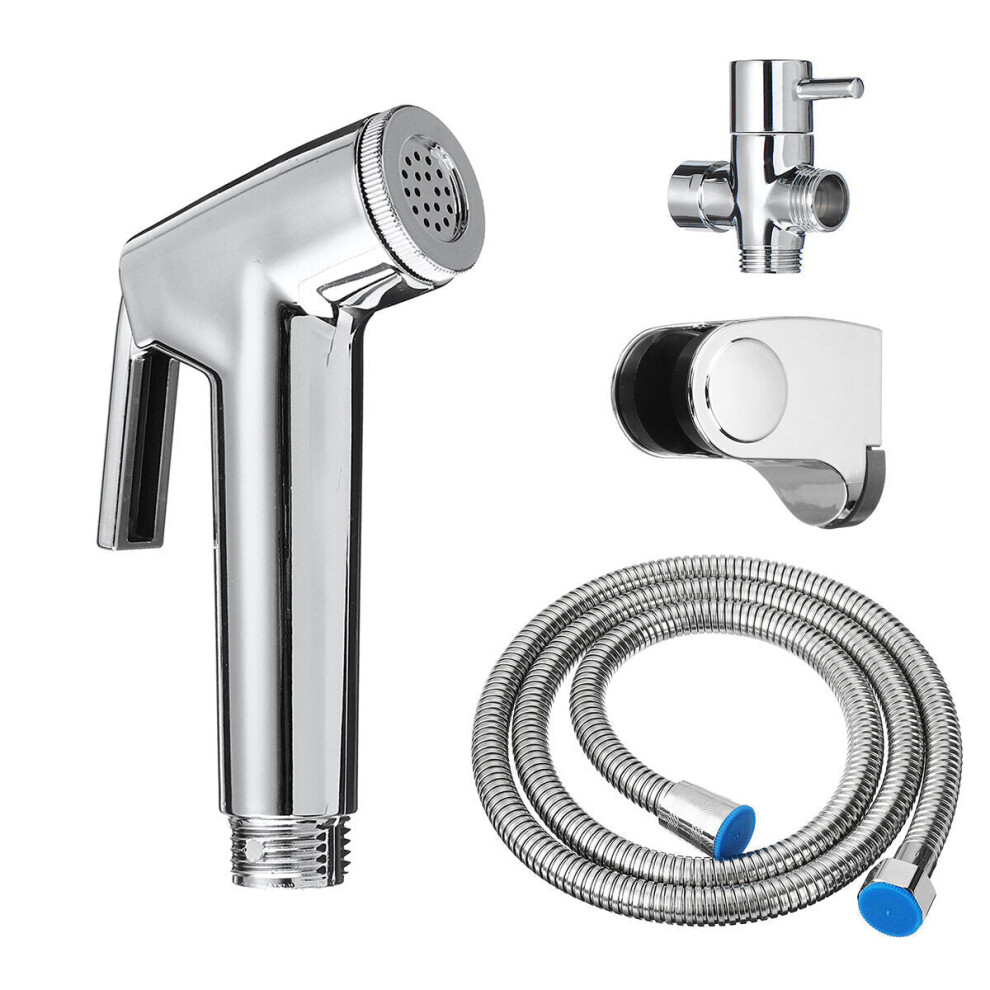 (3 sets of water separator+short bidet) Bidet Douche Toilet Spray Shower Head Hose Diverter Sprayer Kit Hand Nozzle