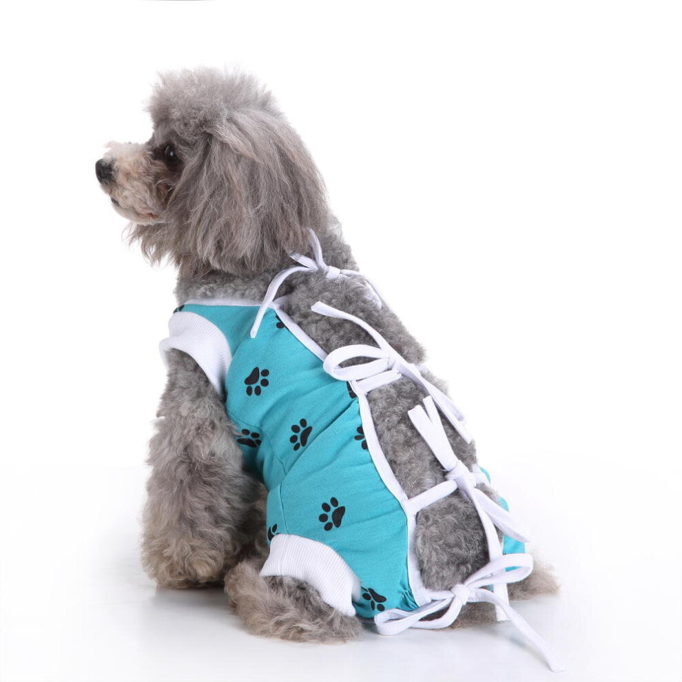 (L) Pet Dog Clothes Care Dog Surgery Clothes For Postoxical Vest