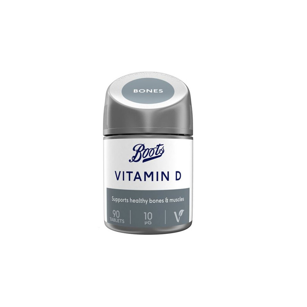 Boots Vitamin D 10 Âµg 90 tablets (3 month supply)