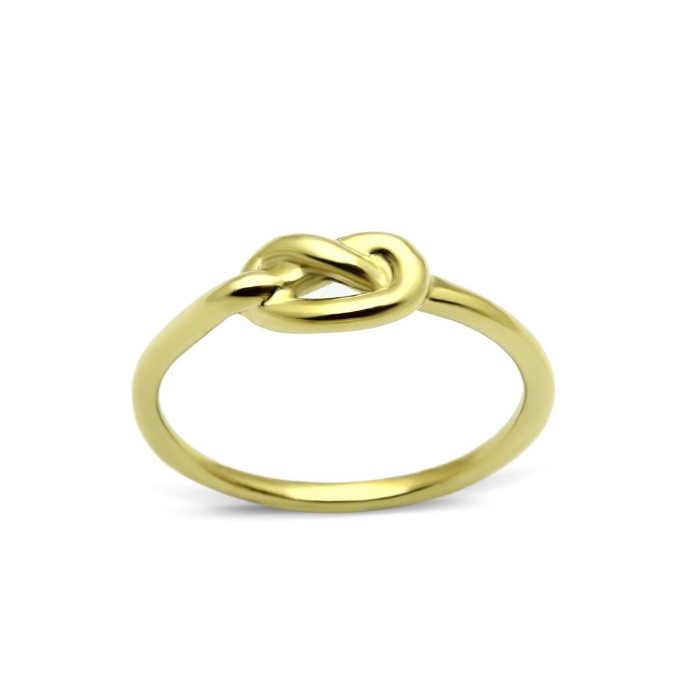 Alamode TK630G-6 Women IP Gold Stainless Steel Ring with No Stone in No Stone - Size 6-image-OPC-P96VRB6-NEW