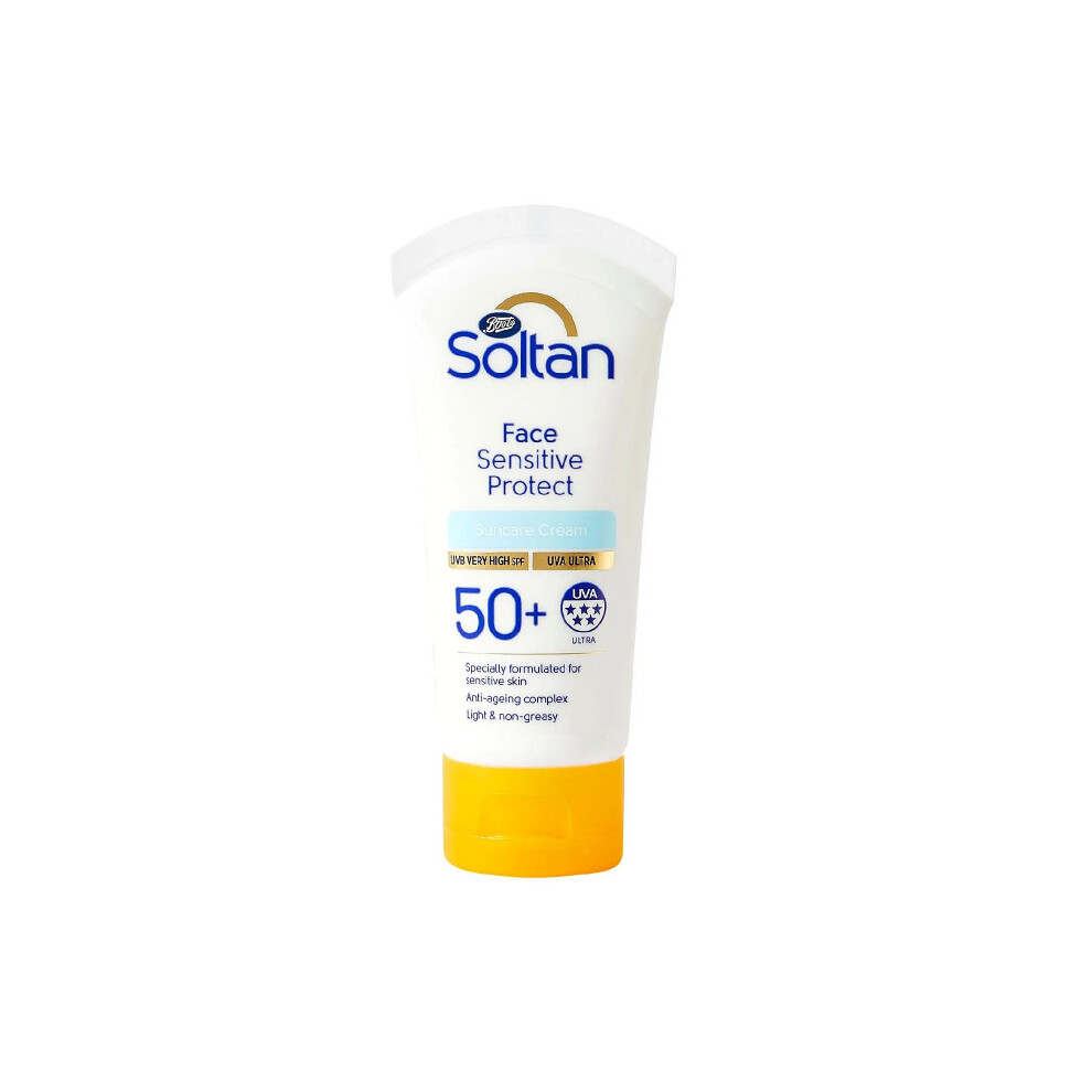 Soltan Sensitive Protect Facial Sun Cream SPF50+ 50ml