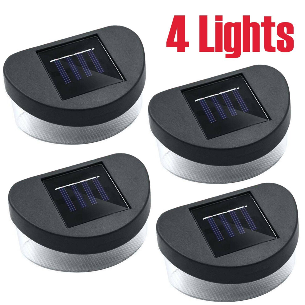 (4 Lights) SOLAR POWER OUTDOOR GARDEN LED LIGHTS 2, 4 PACKS