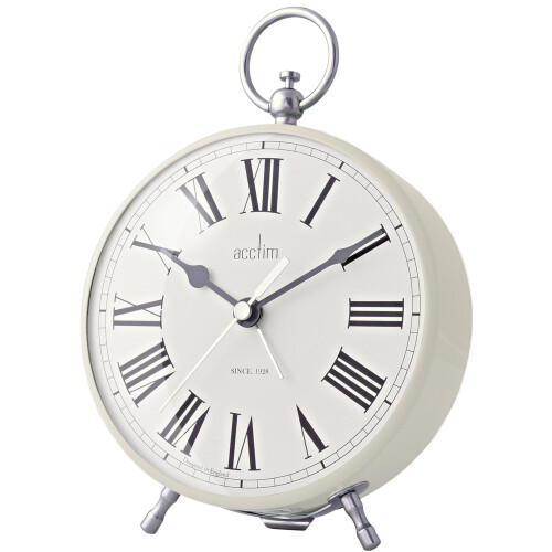 Acctim Acctim Caitlin Alarm Clock with Cream Case