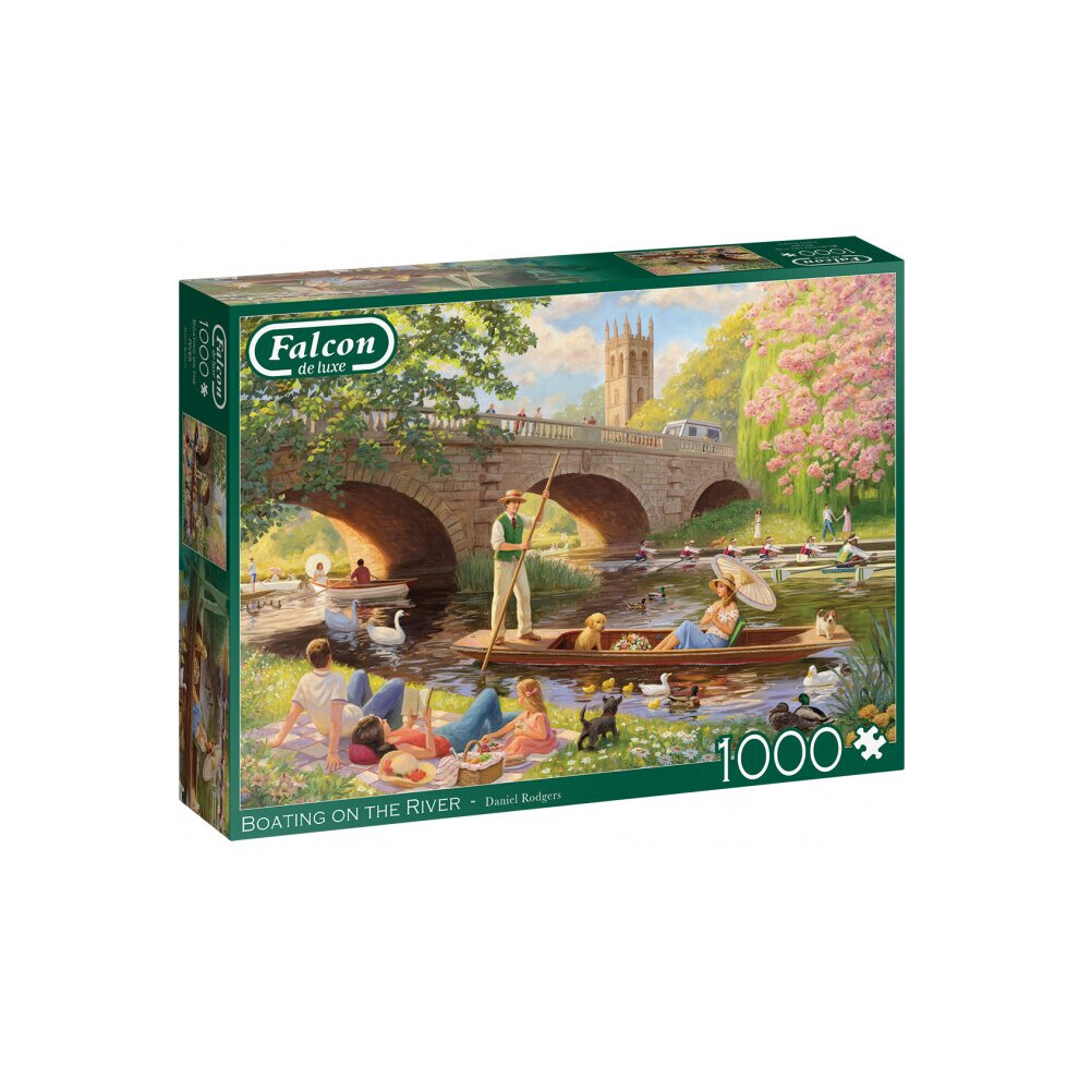 jigsaw puzzle Boating cardboard green 1000 pieces