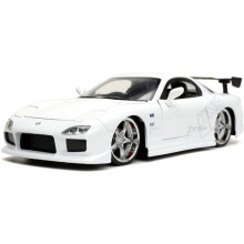 car Fast & Furious 1993 Mazda RX-7 1:24 die-cast white