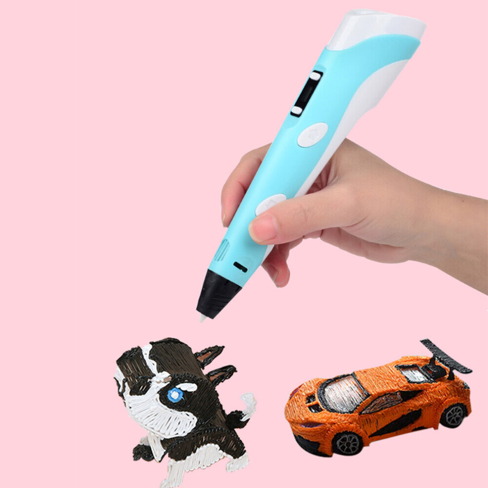 3D Pen, 3D Printing Pen with LCD Screen + 36m PLA ABS Filament Toys