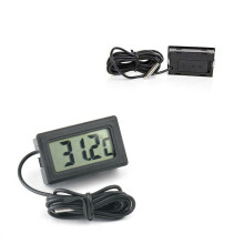LCD Digital Thermometer Hygrometer Probe Fridge Freezer Thermometer Thermograph