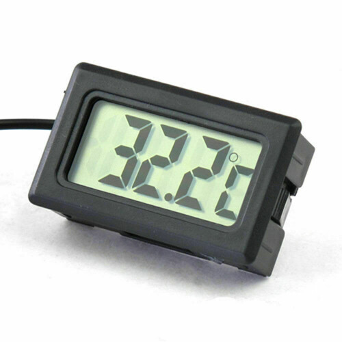LCD Digital Thermometer Hygrometer Probe Fridge Freezer Thermometer Thermograph 2