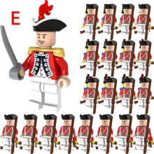 (F) 21pcs Movie Caribbean Pirates Imperial Navy Mini Figurine Bricks Model Set