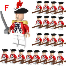 (G) 21pcs Movie Caribbean Pirates Imperial Navy Mini Figurine Bricks Model Set