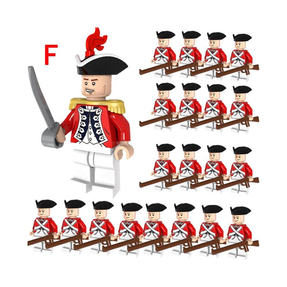 (G) 21pcs Movie Caribbean Pirates Imperial Navy Mini Figurine Bricks Model Set