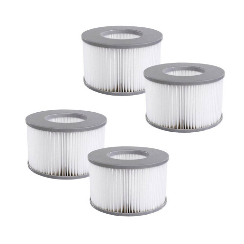 4 Pack MSpa κασέτα φίλτρου υδρομασάζ B0302949 ταιριάζει για όλα τα υδρομασάζ Mspa 1