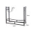 NEO Neo Black Firewood Log Rack With Hooks 5