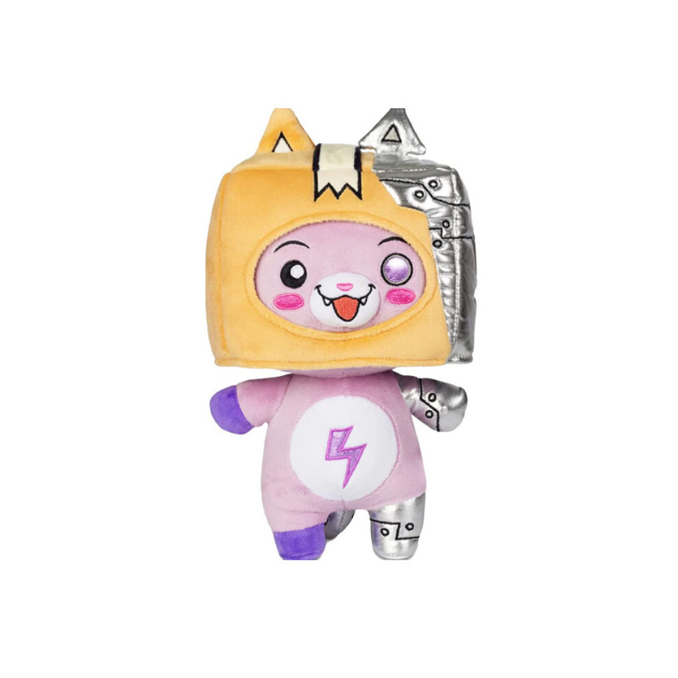 (Fox 25cm) Lankybox Plush Toys Mechanical Toy With LED Thicc Shark  Boxy Robots Dolls