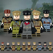 10Stück/Set Offizier Militär Minifigur Bauklötze Kinder Geburtstag Geschenk