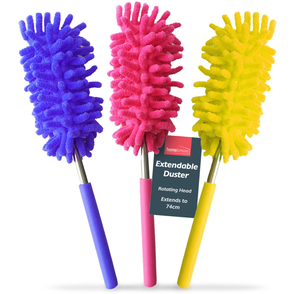 3pk Extendable Feather Duster | Long Handled Duster