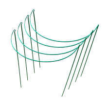 Garden Hoop Plant Bow Support System 45cm x 60cm (Pack of 4)