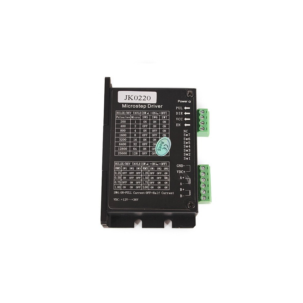 New Jkm Jk0220 Two Phase Hybrid Stepper Motor Driver Dc12v-36V 0.3A-2.0A For Cnc Robots 623414394468