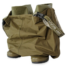 (Foot Size UK10) Dirt Boot Amphibian Chest Waders 100% Waterproof Nylon Wader Narrow Fit