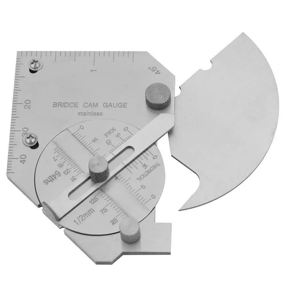 New 2 50Mm Bridge Cam Gauge Inspection Gage Convex Welding Inspector Gap Inspection Ruler Weld Seam Throad Pocket Measure Tool" 729601518744