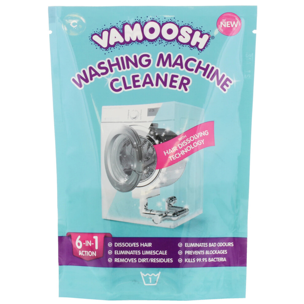 Vamoosh Washing Machine Cleaner Pouch 125g