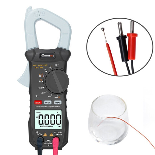 New MUSTOOL X1 Pocket 6000 Counts True RMS Clamp Meter AC/DC Voltage&Current Digital Multimeter Automatic Digital Meter With Square Wave Ou 2