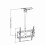 Nedis, Adjustable ceiling mount for TV - 42-65 inches 4