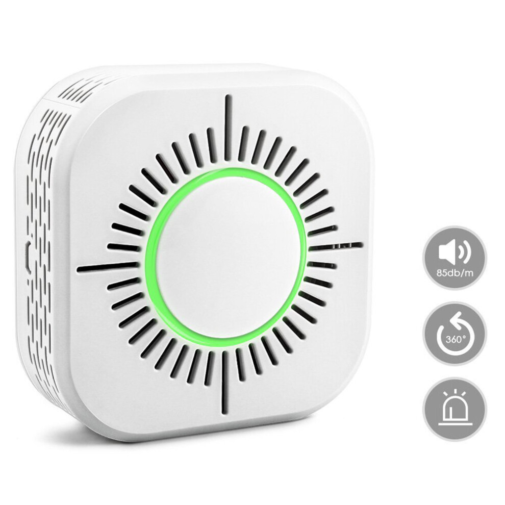 New 360 Degree Wireless Smoke Detector 433 Mhz Smoke Detector Alarm 729601512193