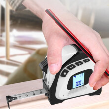 New 2 in 1 Laser Distance Measuring Tape 40M Laser Rangefinder + 5M Tape Measure Area Volume Pythagorean Smart Steel Coil Ruler Infrared Mu