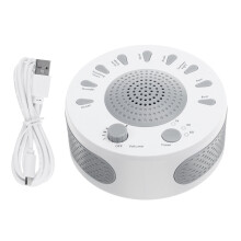 New Mini Deep Sleep White Noise Sound Machine Baby CORDLESS 9 Nature Sound Relaxation