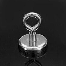 New Effetool 48mmx60mm 81kg Neodymium Recovery Magnet Metal Detector Claw Hook Magnet