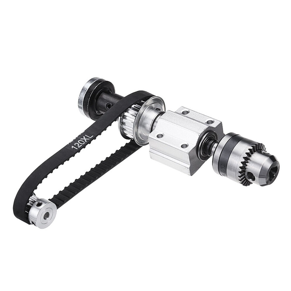 New Machifit No Power Spindle Assembly B12 Drill Chuck Trimming Belt Small Lathe Accessories Set 623414393799