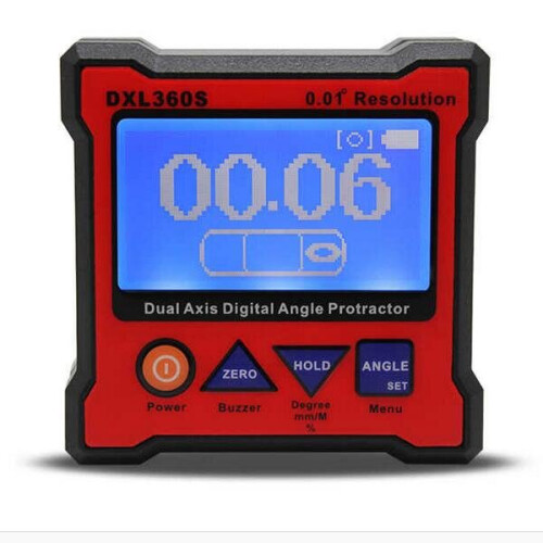 New DXL360S High-precision Dual Axis Digital LCD Angle Protractor Dual-axis Angle Level Gauge