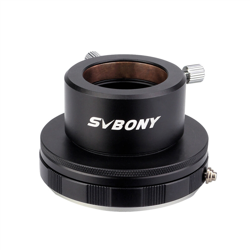 New SVBONY SV149 DSLR Cameras Lens to 1.25 Eyepiece Adapter for Photography or Guiding"