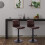 Dark Brown Adjustable Set of 2 Bar Stools UK Modern Design Best 3