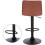 Light Brown Adjustable Set of 2 Bar Stools UK Modern Design Best 6