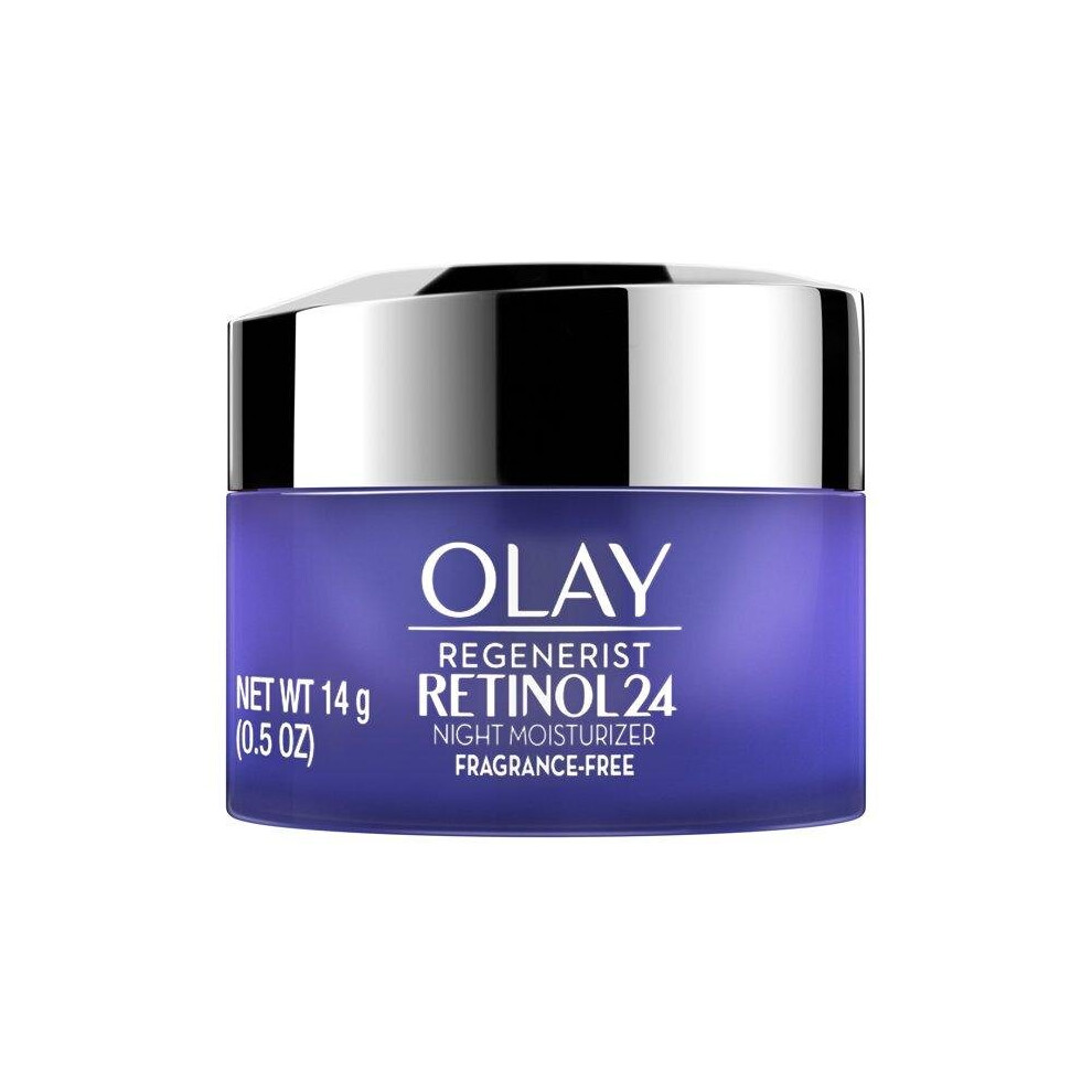Olay Regenerist Retinol 24 Night Face Moisturizer, Mini Size, 0.5 oz