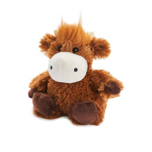 (Cow) Warmies Microwavable MINI Plush Toy Wheat Filled Lavender Scent Hot/Cold Therapy