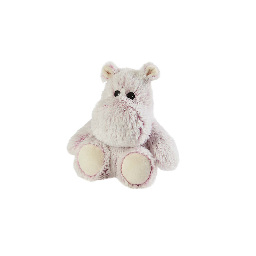 Warmies (Hippo) Microwavable Mini Plush Toy Wheat Filled Lavender Scent Hot/Cold Therapy