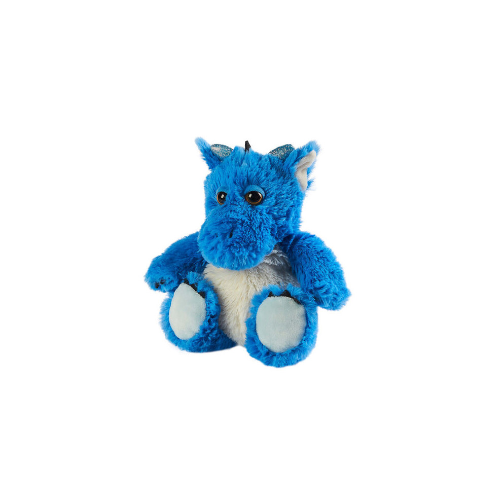 Microwavable Heatable Hot Cold Heat Pack Soft Toy Scented Junior 9"" Blue Dragon - Image 3
